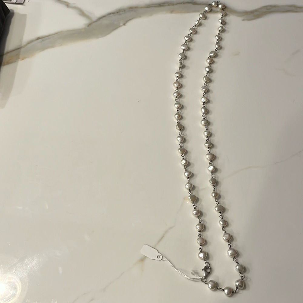 ￼Silpada pearl and Sterling silver necklace